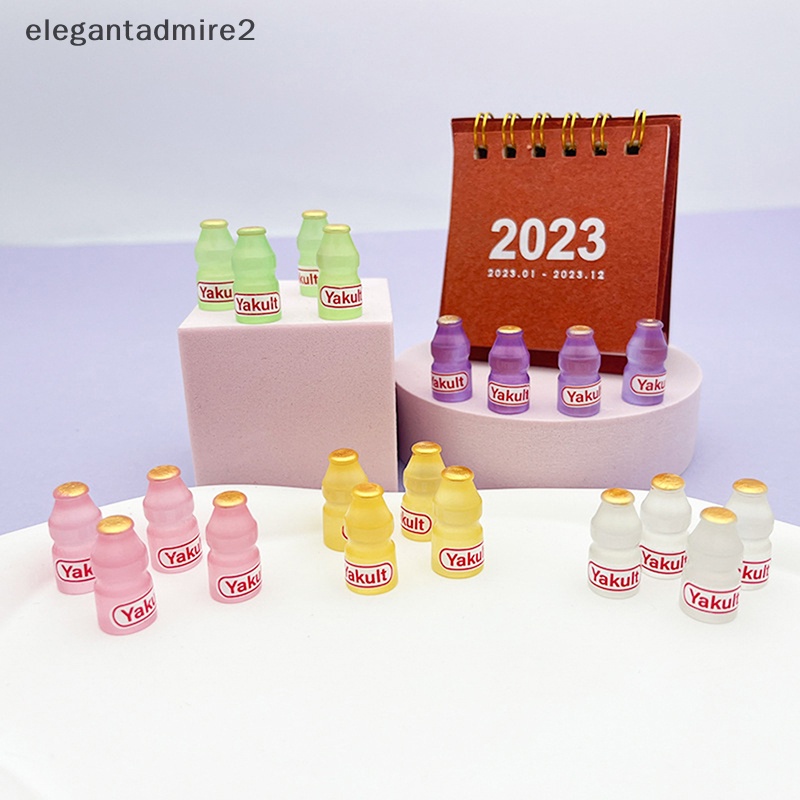 Bộ 2 Bình Nước Mini Bằng Nhựa Resin Dạ Quang Trang Trí Bảng Điều Khiển Xe Hơi