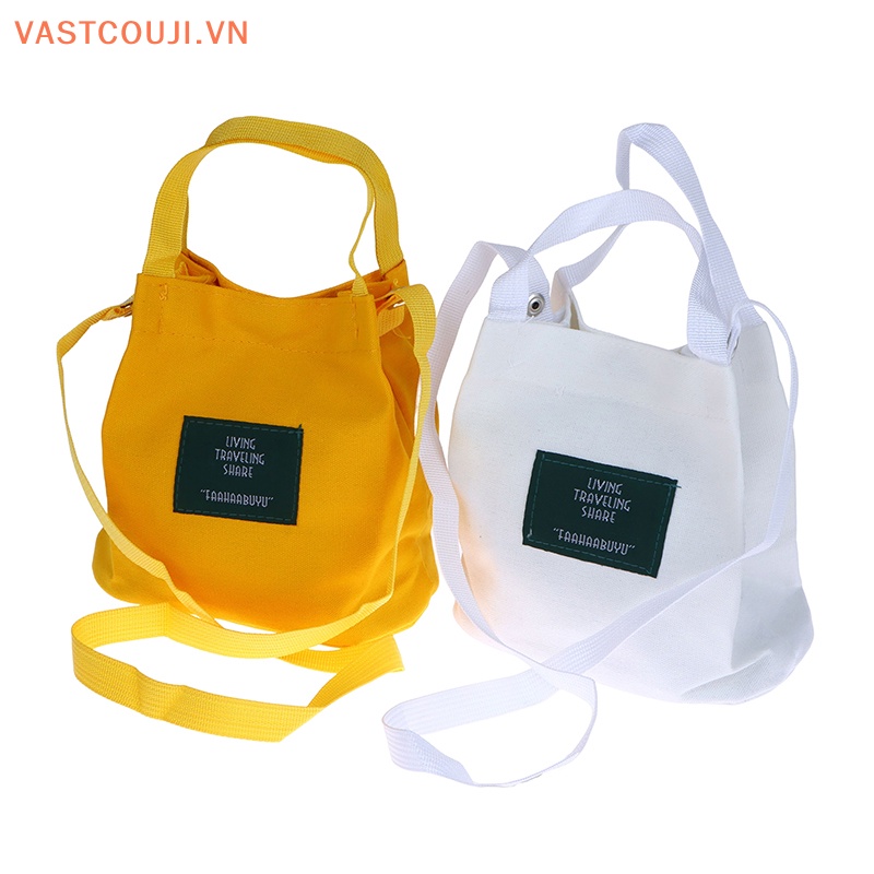 Túi Xách Canvas Cỡ Lớn In Chữ Thời Trang Cho Nữ