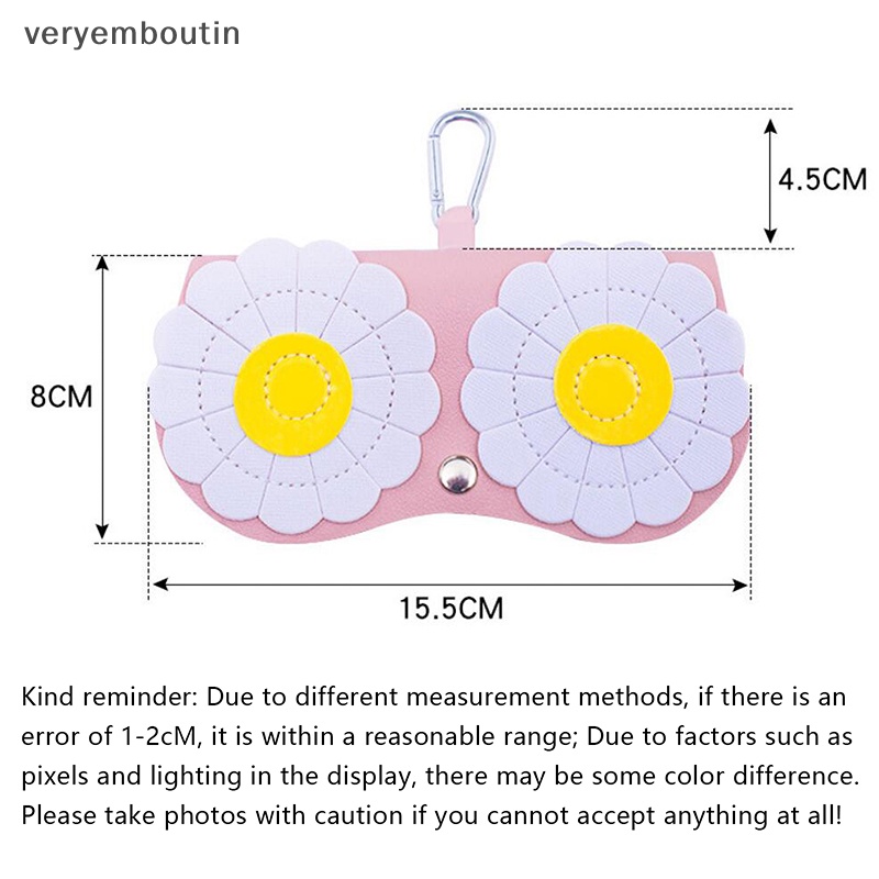 Túi Đựng Bảo Vệ Mắt Kính Có Kẹp Họa Tiết Hoạt Hình Dễ Thương Cho Nữ