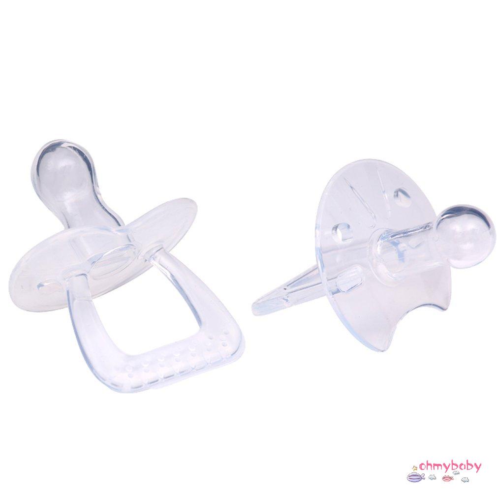 [Ready] Núm vú giả trong suốt an toàn cho bé mới biết đi Sootherer Care bằng silicon chống bụi Bpa Free [Z/14]