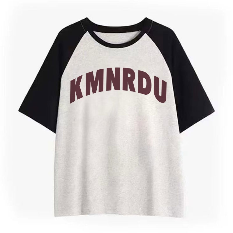 NRVP Áo Thun 100% Cotton Tay NgắN In Hoạ TiếT ĐộC ĐáO Phong CáCh HàN QuốC 2023