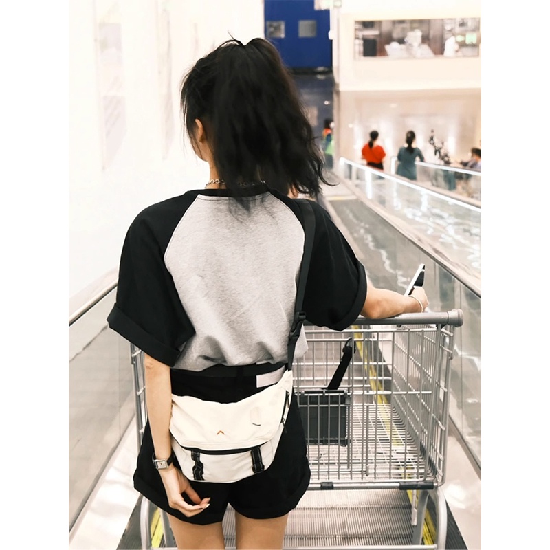 HIIXIIVI Áo Thun 100% Cotton Tay NgắN Phong CáCh HàN QuốC Cho Nữ