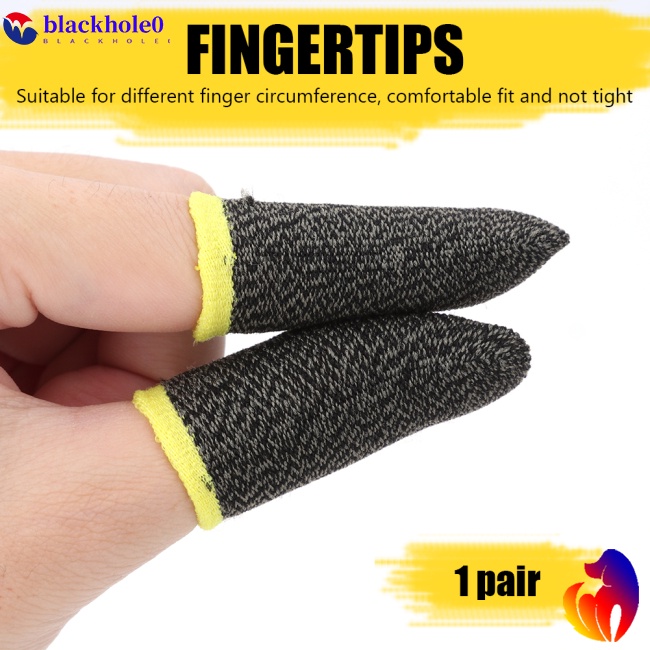 1 Cặp Bọc Ngón Tay Bằng Sợi Đồng Thoáng Khí Chống Mồ Hôi Chống Trầy Xước
