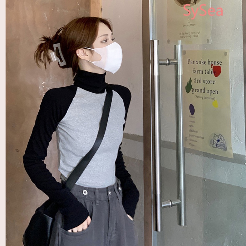 Áo Dài Tay Ôm Dáng Thời Trang Hàn Quốc Dành Cho Nữ