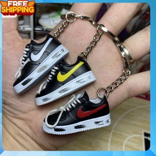 Móc khóa giầy sneaker 3D "Nike Air Force 1" tỉ lệ 1:6, mô hình giầy sneaker mini