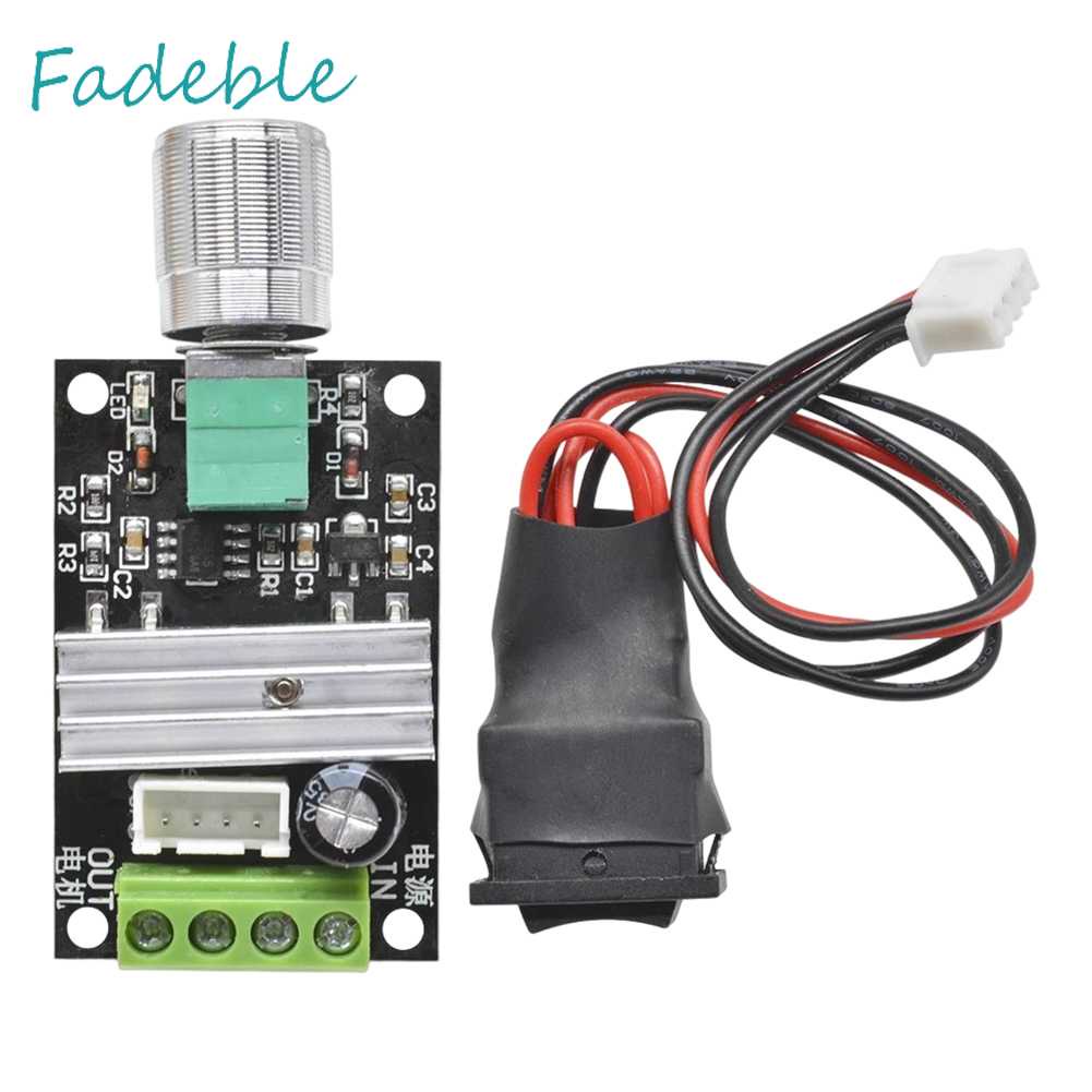 Công Tắc Điều Khiển Tốc Độ Động Cơ DC 6V 12V 24V 28V DC 3A