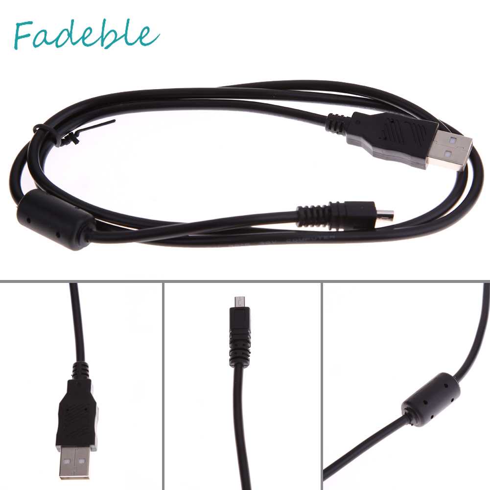 Cáp Dữ Liệu 1m 8 Pin USB Sang PC Cho Nikon Olympus Pentax Sony Panasonic Sanyo