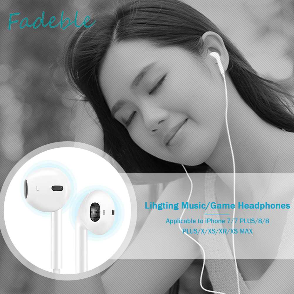 Tai Nghe 8Pin Có Dây Và Mic Cho iPhone X