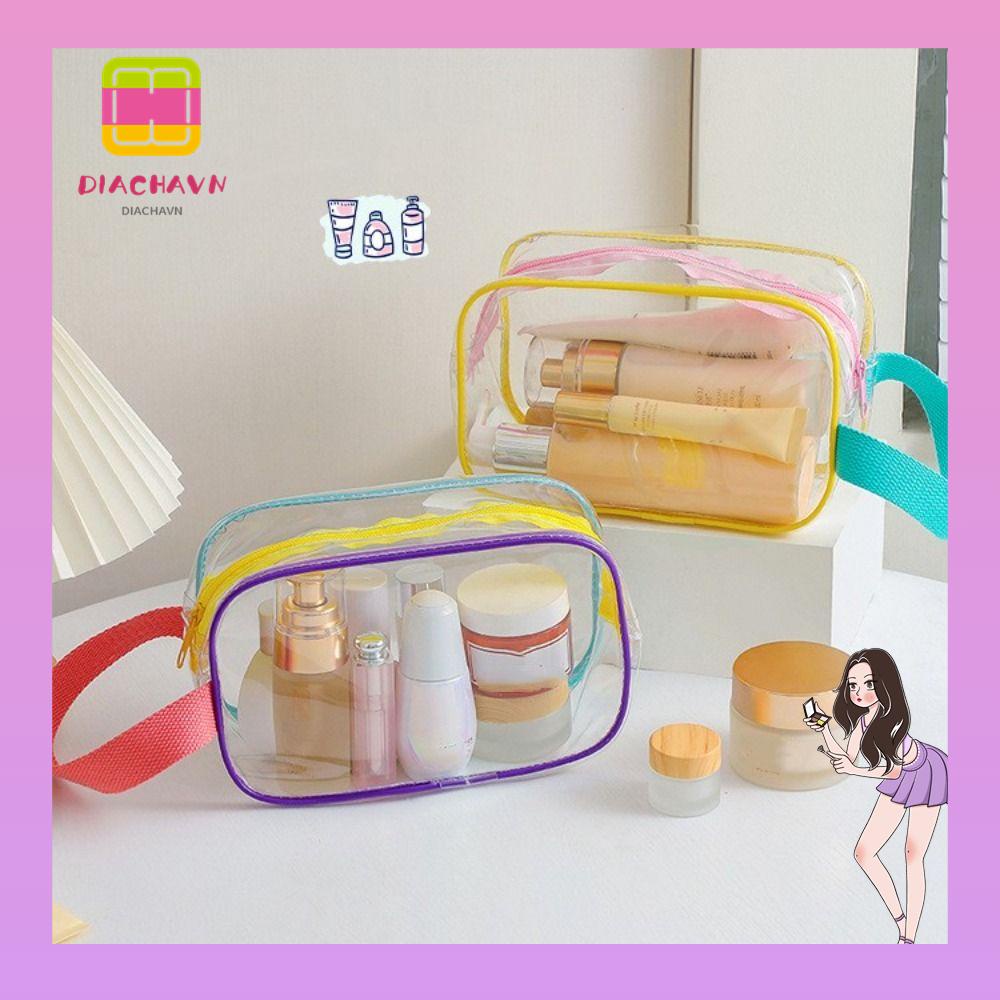 Túi Đựng Mỹ Phẩm Bằng PVC Trong Suốt Tiện Dụng Cho Nữ Ốp