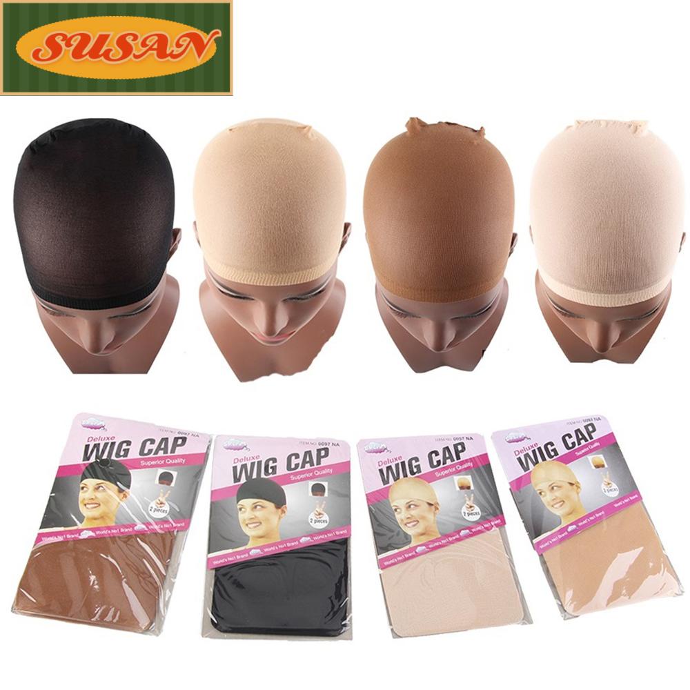 Bộ 2 Mũ Đội Tóc Giả Bằng Nylon Co Dãn