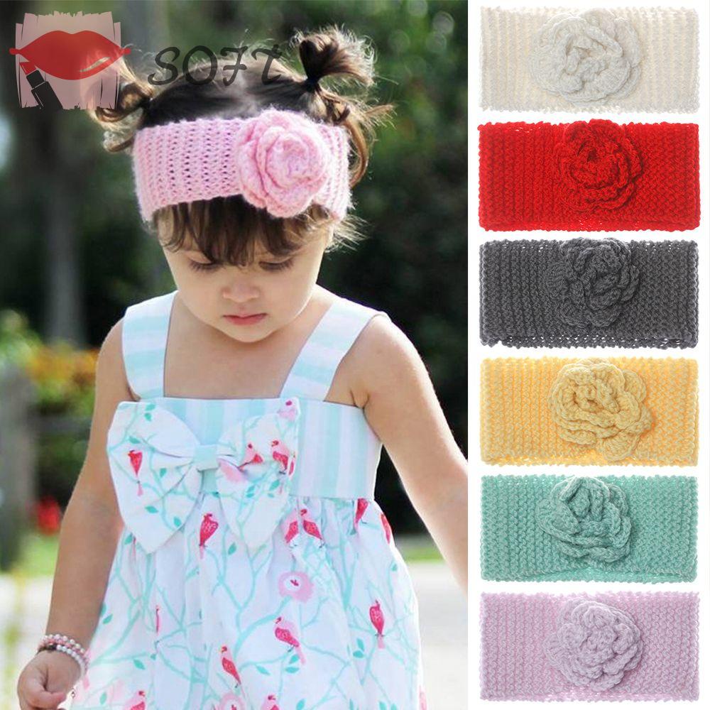 Băng Đô Hoa Trà Ấm Áp Dễ Thương Dành Cho Bé