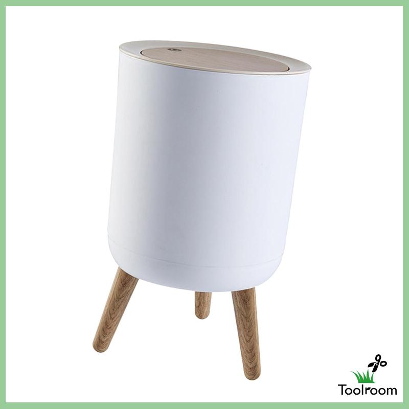 Thùng Rác Tròn Nắp Nhấn Cao Thời Trang Đa Ứng Dụng