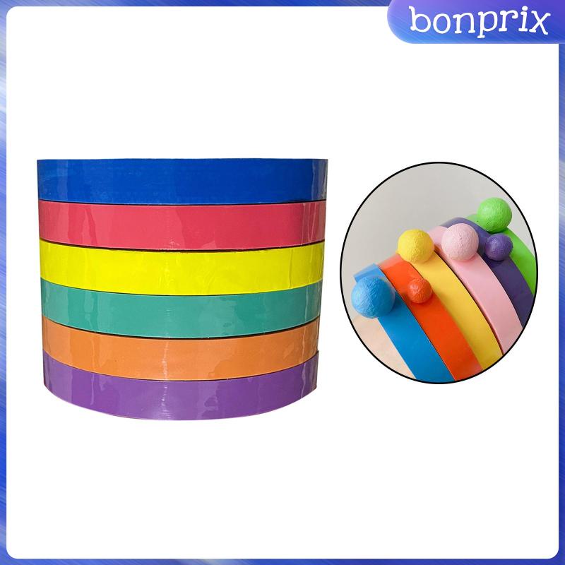 Set 6 Cuộn Băng Dính Màu Sắc Kẹo Ngọt Dành Cho Trẻ Em DIY