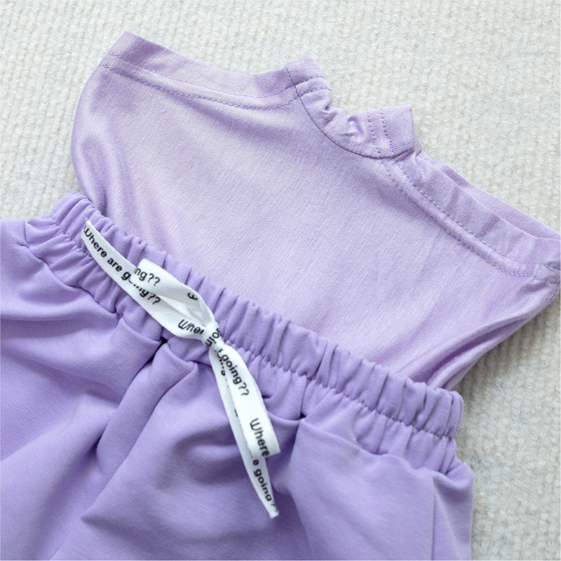 Quần Short Cotton Mềm Thoáng Khí Màu Trơn Thời Trang Mùa Hè Cho Bé Gái