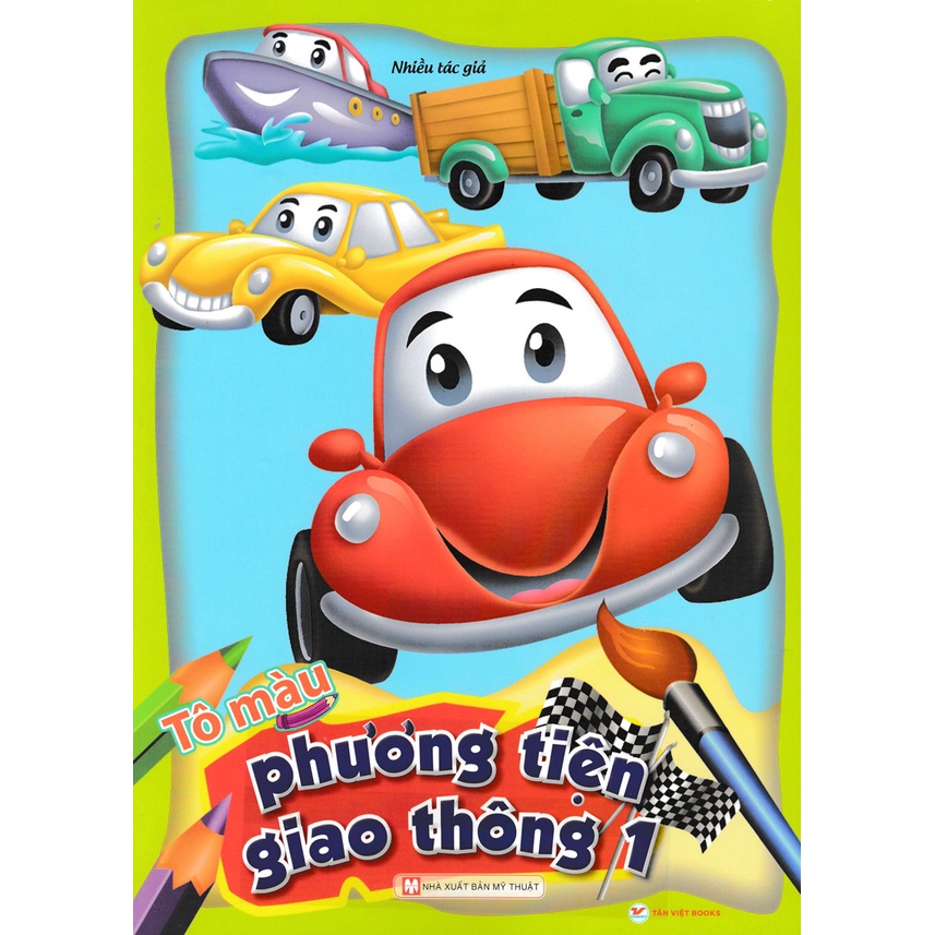Sách - Tô Màu Phương Tiện Giao Thông 1 - TV