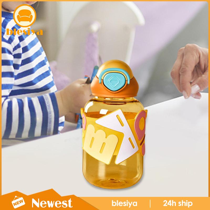 Bình Nước Chống Tràn In Họa Tiết Hoạt Hình Dễ Thương Cho Bé