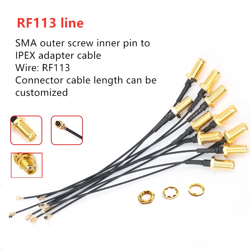Dây Cáp SMA Chuyển Đổi Female Sang UFL / U.FL / IPX / IPEX ,RF Coax 1.13MM RP-SMA-KY