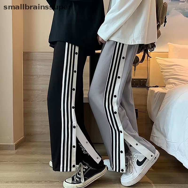 Quần Lửng Ống Rộng Phối Nút Bên Hông Thời Trang Mùa Hè SBS