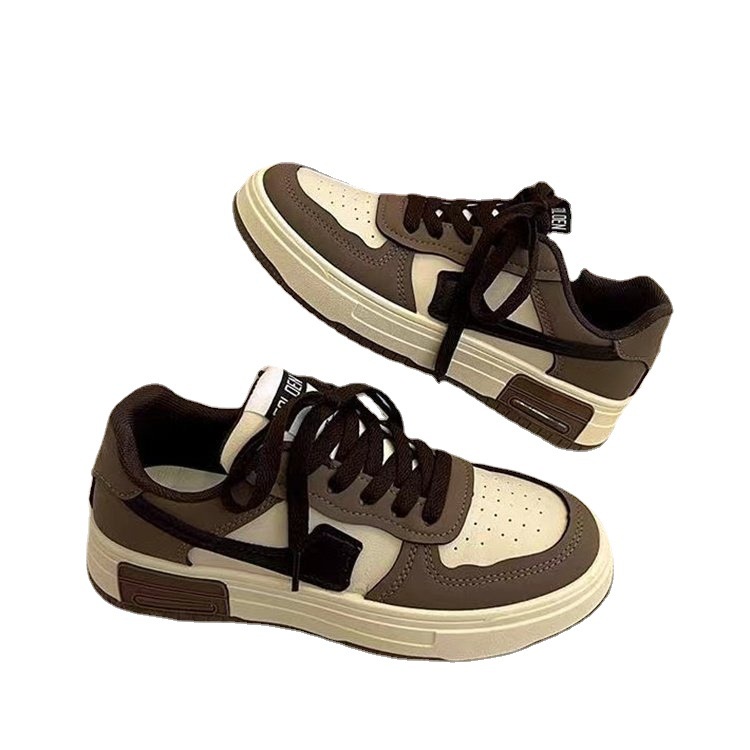 Giày Thể Thao Đế Dày Nhiều Màu Sắc Phong Cách Hong Kong Cổ Điển Thời Trang Cho Nữ