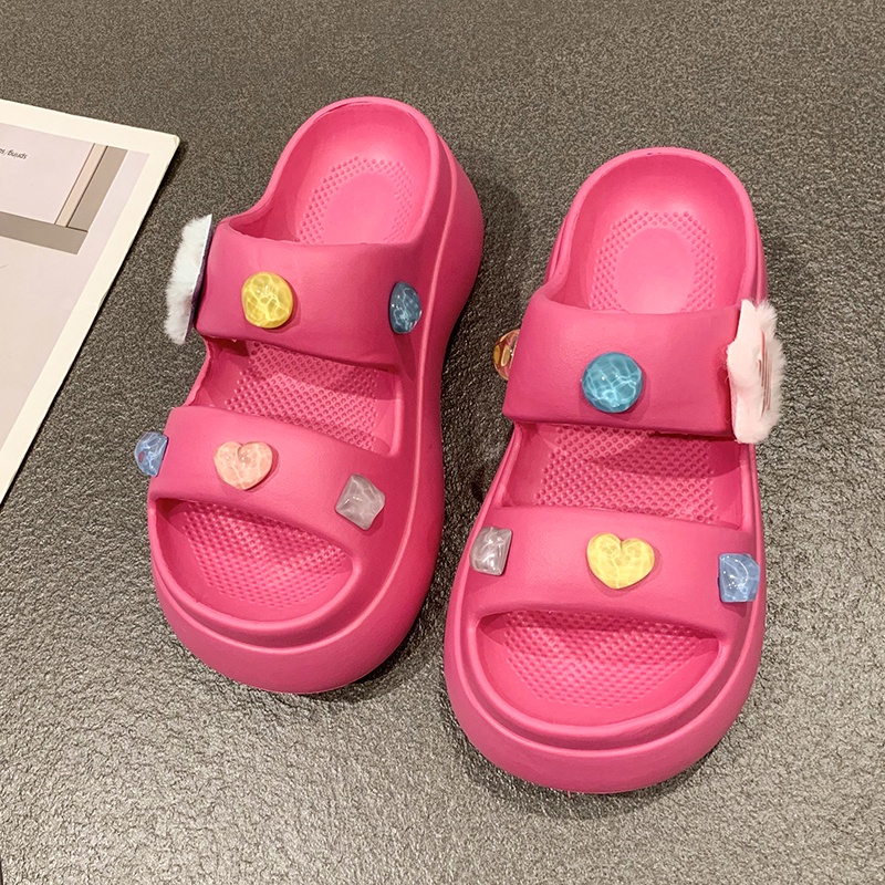 Ielgy Dép Xỏ Ngón Bằng EVA Đế Dày Đơn Giản Thoải Mái Dễ Phối Đồ Cho Nữ