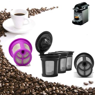 Ღ Cốc lọc cà phê có thể bơm lại cốc lọc cà phê vỏ cà phê có thể tái sử dụng bộ lọc cốc lọc K-cup cho nhà sản xuất 2.0 & 1.0 Máy pha cà phê phụ kiện uống