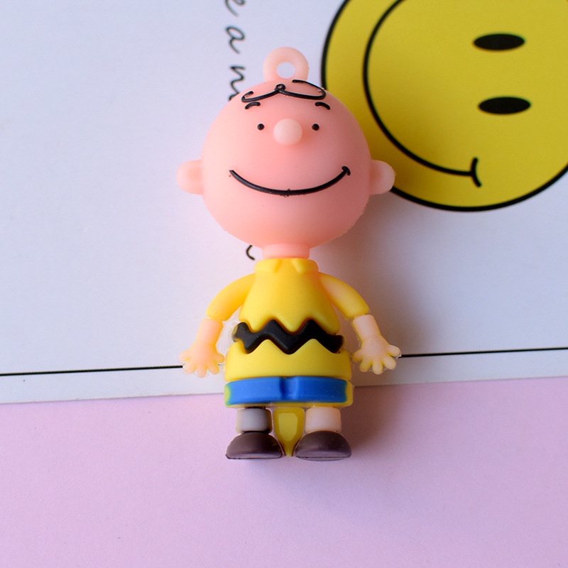 Bộ 12 Nút Gắn Giày Hình Snoopy &amp; Charlie Dễ Thương