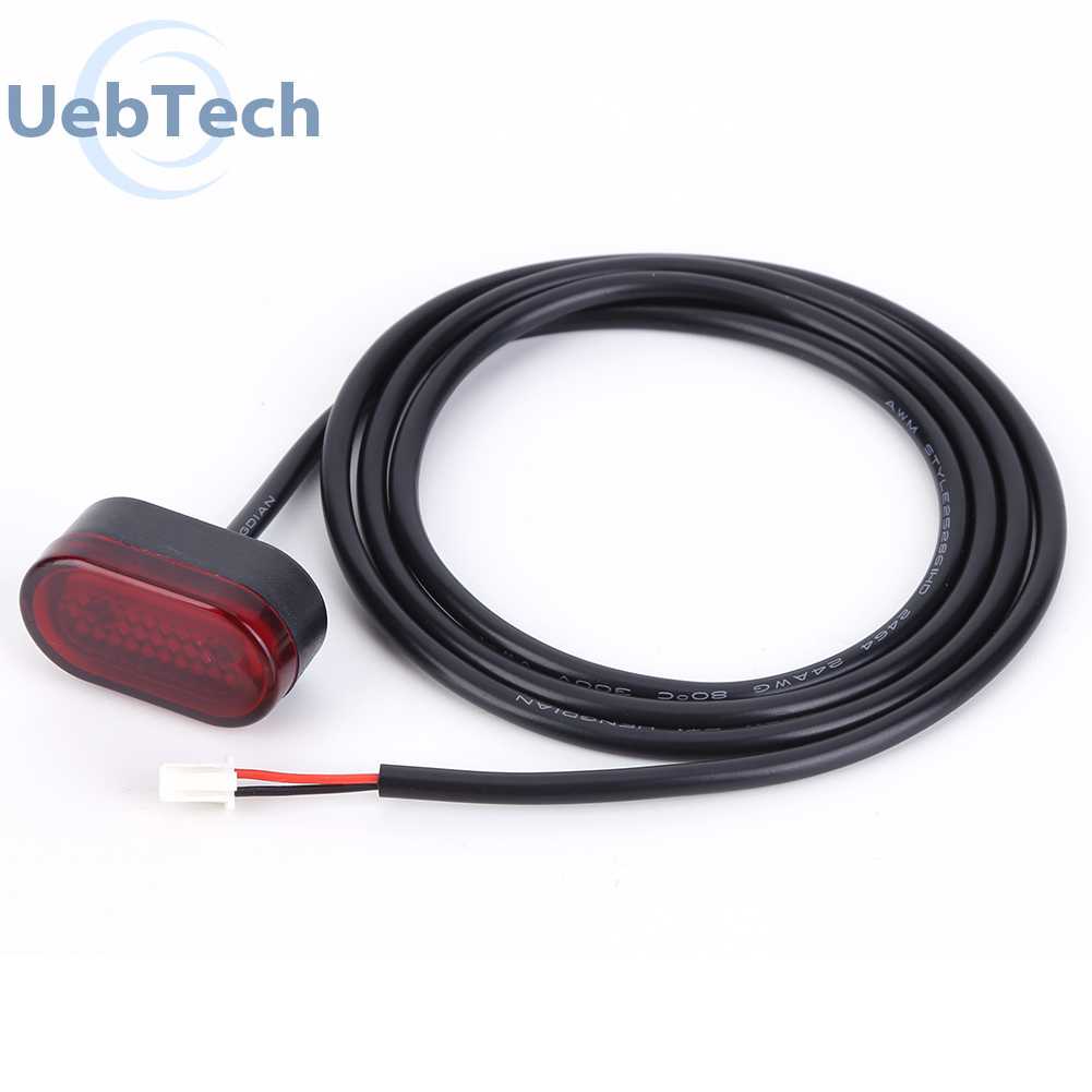 Đèn LED Cảnh Báo An Toàn Phía Sau Kèm Dây Cáp Dành Cho Xe Đạp Ninebot F30 F40