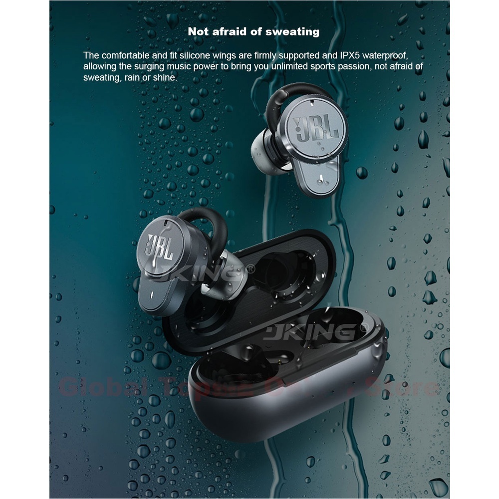 Tai Nghe Nhét Tai Bluetooth Không Dây Jbl T280 TWS Chống Nước Giảm Tiếng Ồn Có Micro