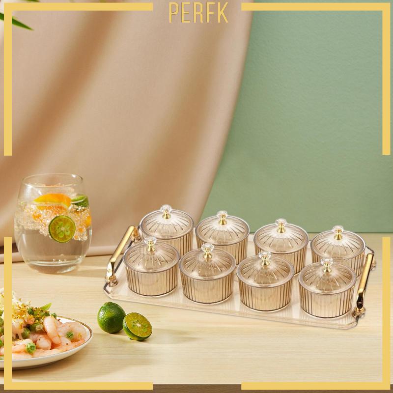 [Perfk] Đĩa Đựng Trái Cây Khô Bánh Kẹo Phục Vụ Dễ Dàng Nạp Đầy