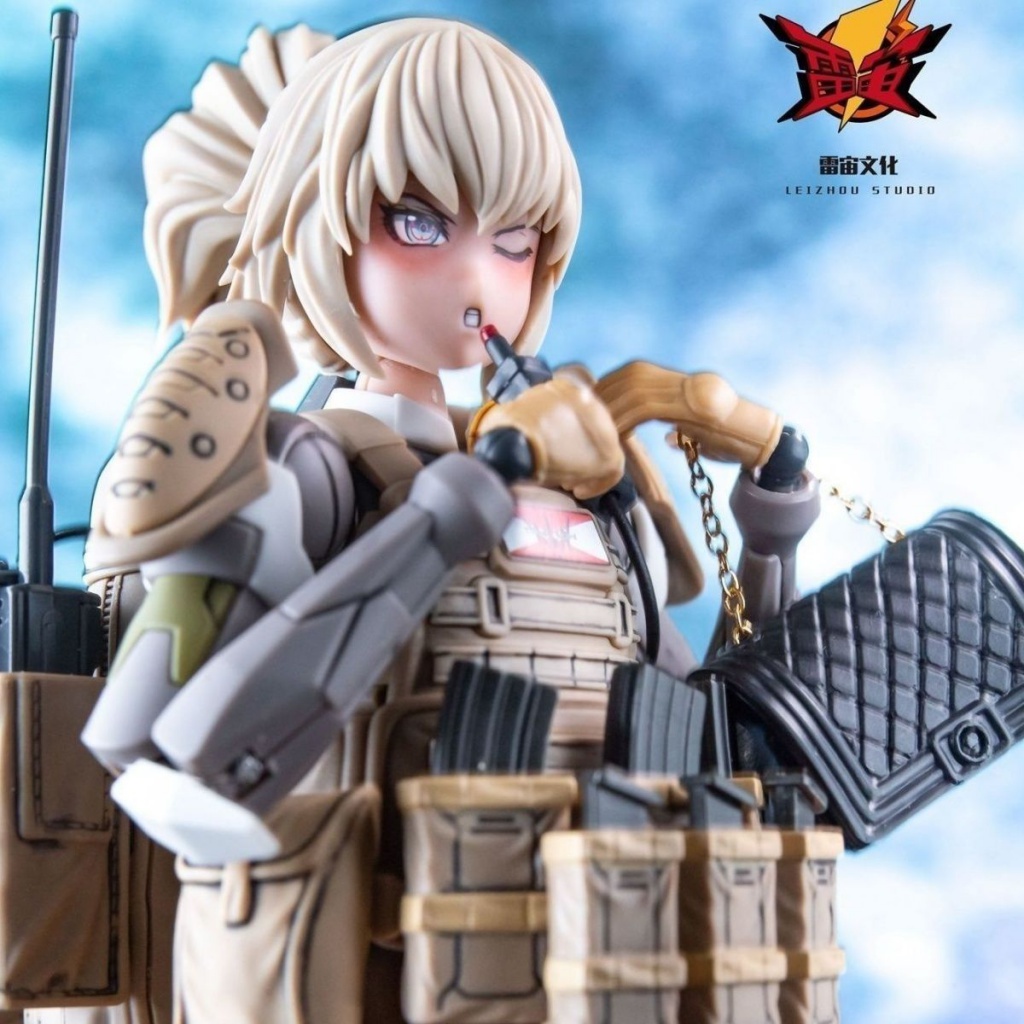 Hàng Mới Về Mới Mô Hình Lắp Ráp Nhân Vật Shengya War Princess Shitapell Machine