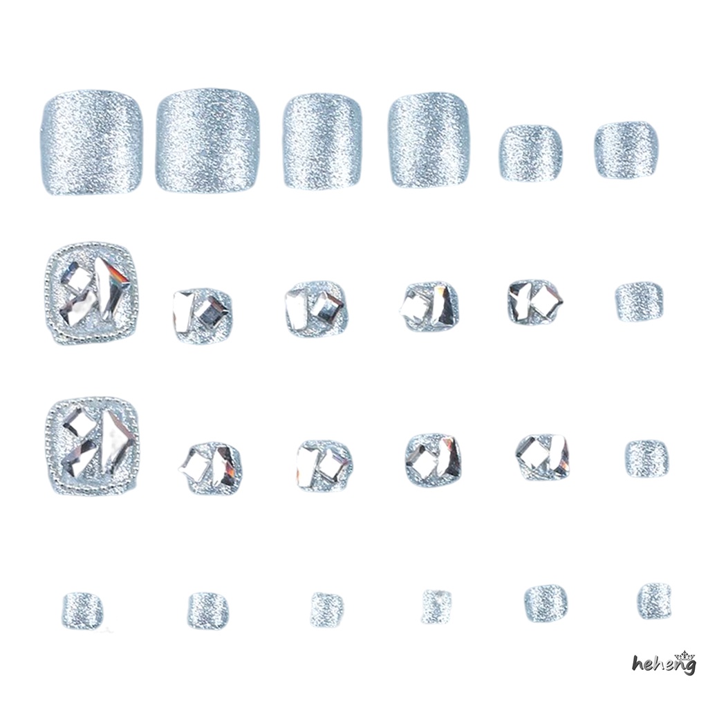 Móng Tay Giả Toàn Diện Không Phai Màu Kèm Keo Dán