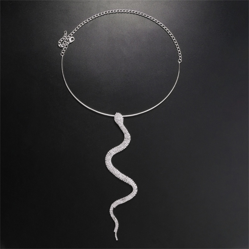 Vòng Cổ Choker Hình Rắn Đính Đá Thời Trang Cho Nữ