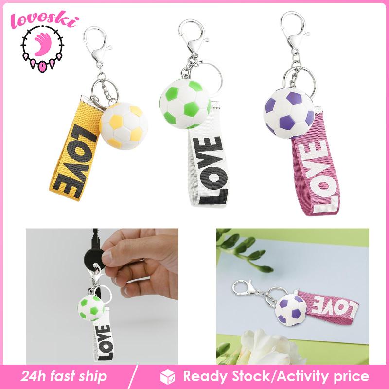 Móc Khóa Kim Loại Hình Quả Bóng Thể Thao Lovoski