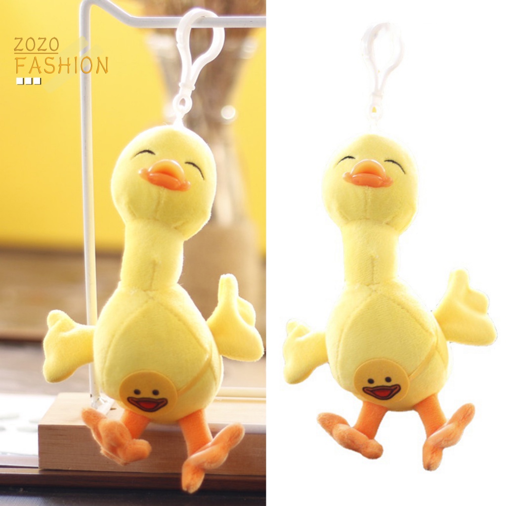 Móc Khóa Vịt Nhồi Bông Dễ Thương Dùng Để Trang Trí