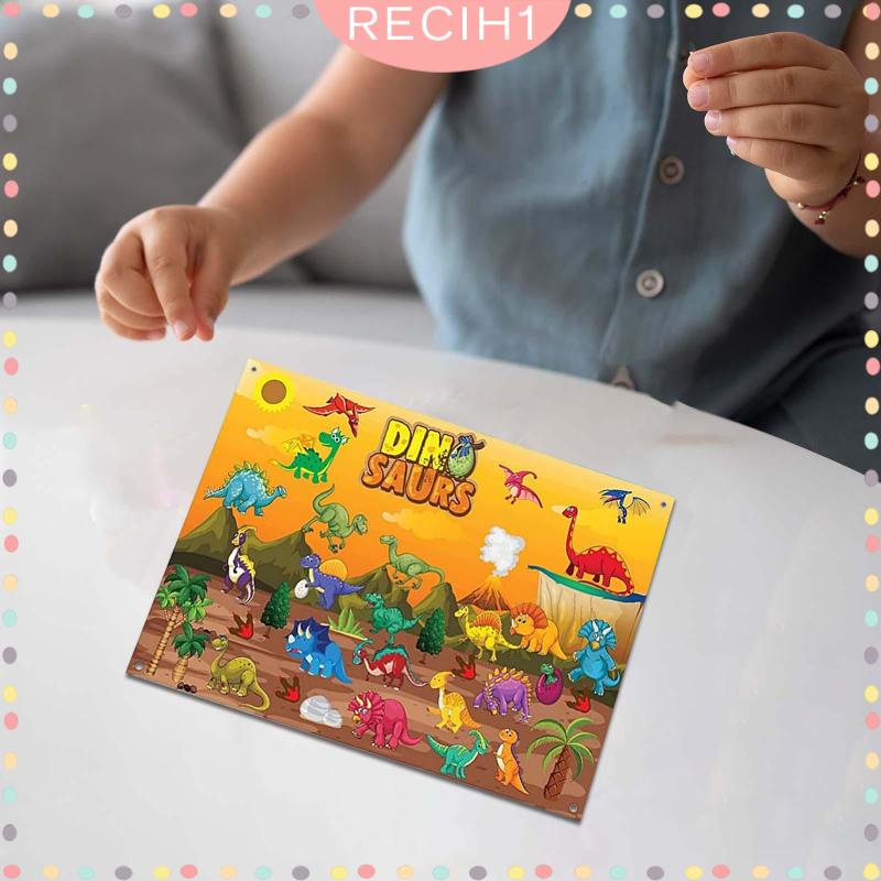 Bảng Nỉ Treo Tường Hình Động Vật Hỗ Trợ Dạy Học DIY Cho Bé