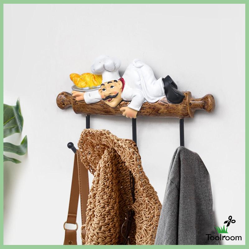 Móc Treo Khăn / Áo Khoác / Chìa Khóa Đa Ứng Dụng Cho Nhà Bếp