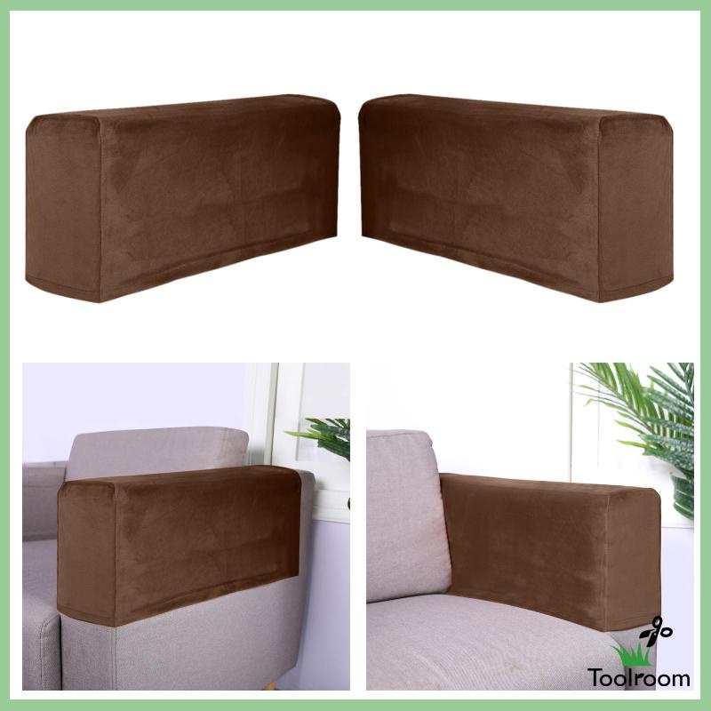Set 2 Vỏ Bọc Bệ Tỳ Tay Ghế Sofa Chất Liệu Dày Dặn Co Giãn Có Thể Tháo Rời