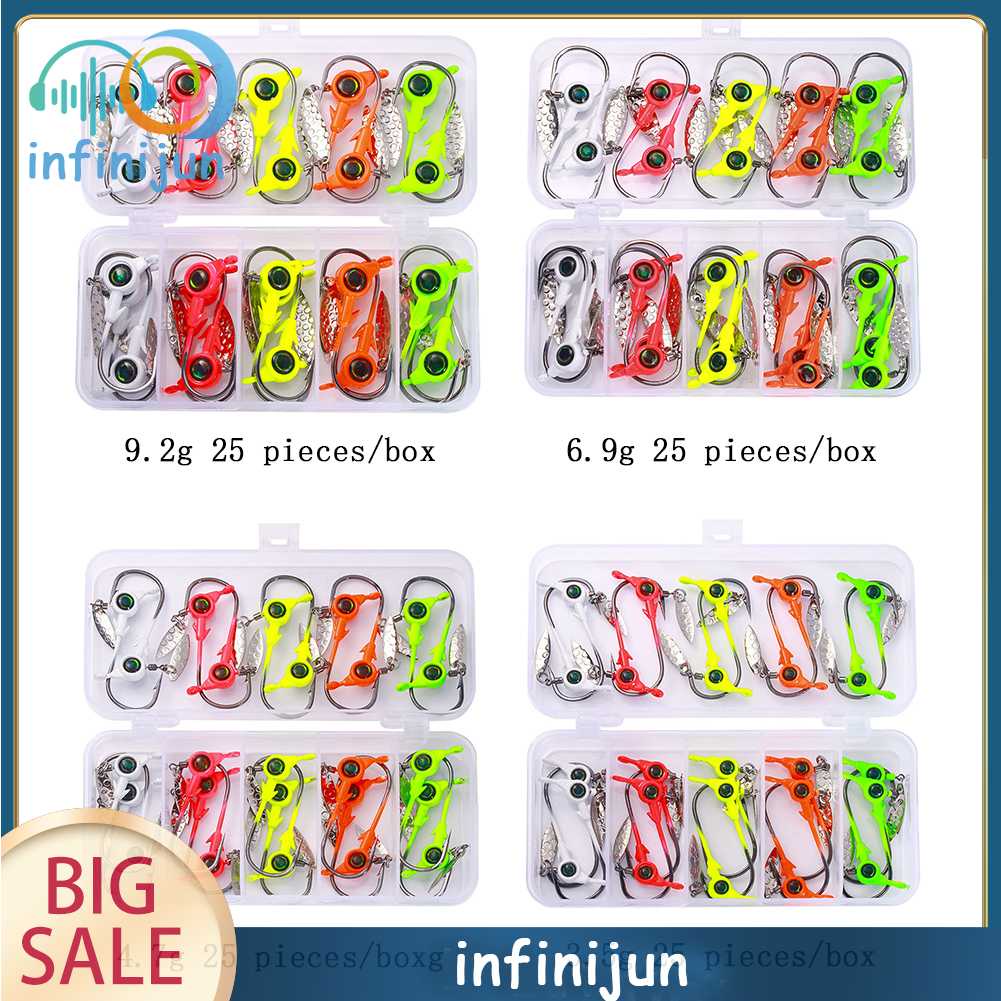 Hộp 25 Mồi Câu Cá Nhân Tạo