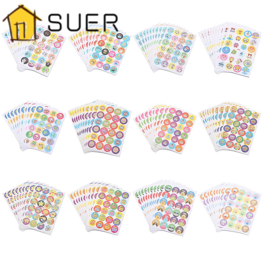 Bộ 240 Miếng Dán Khen Thưởng Động Vật Dành Cho Giáo Viên