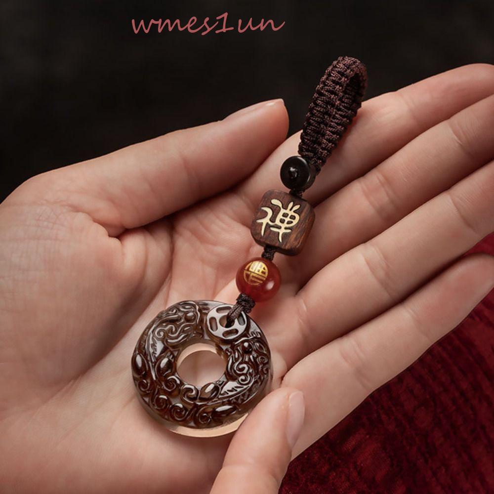 Móc Chìa Khóa Xe Hơi WMES15H Pixiu Phong Cách Trung Hoa Độc Đáo Giá Đỡ