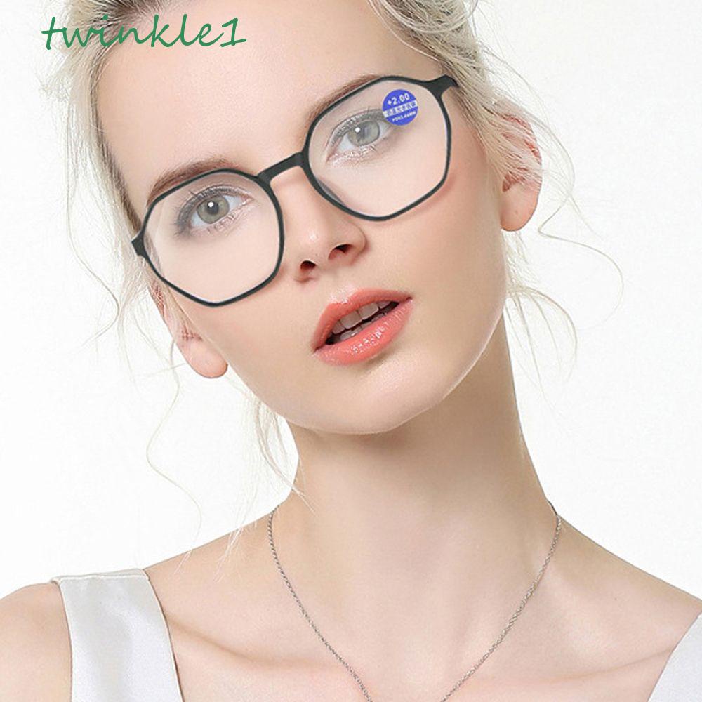 Kính Đọc Sách Ngoài Trời Gọng Đa Giác Chống Bức Xạ Cho Nữ