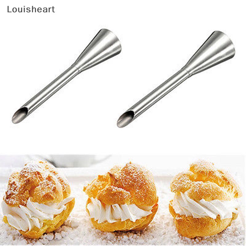 Set 2 Đuôi Bắt Bông Kem Trang Trí Bánh Bằng Thép Không Gỉ
