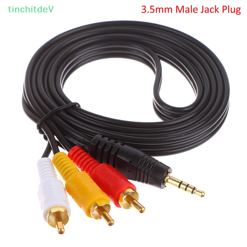 Cáp ChuyểN ĐổI Âm Thanh / Video 3.5mm ĐầU CắM Sang 3Rca Chuyên DụNg