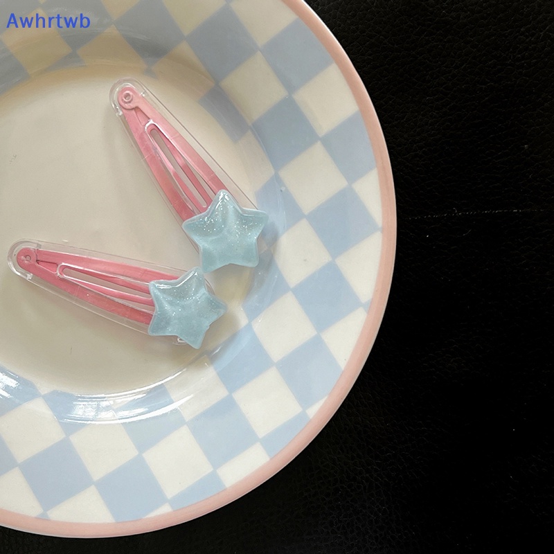 Kẹp Tóc Hình Ngôi Sao Màu Kẹo Ngọt Ngào Cho Nữ Mới