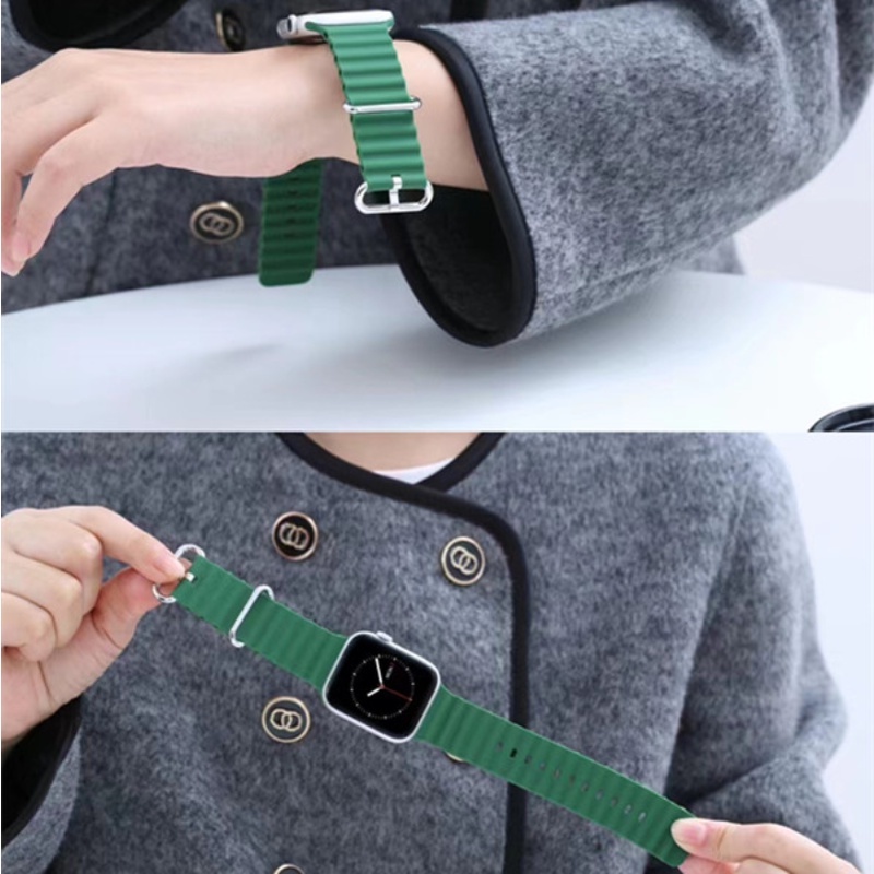 Silicone Dây Đeo Silicon Cho Đồng Hồ Thông Minh apple watch series ultra9 8 7 6 5 4 32 se 49mm 45mm 44mm 40mm 41mm 38mm 42mm