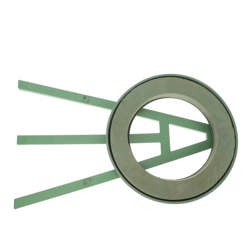 Giá Đỡ Chậu Hoa Khô / Ướt Bằng Nhựa Màu Xanh Lá 52x31cm Dùng Trang Trí Tiệc Cưới