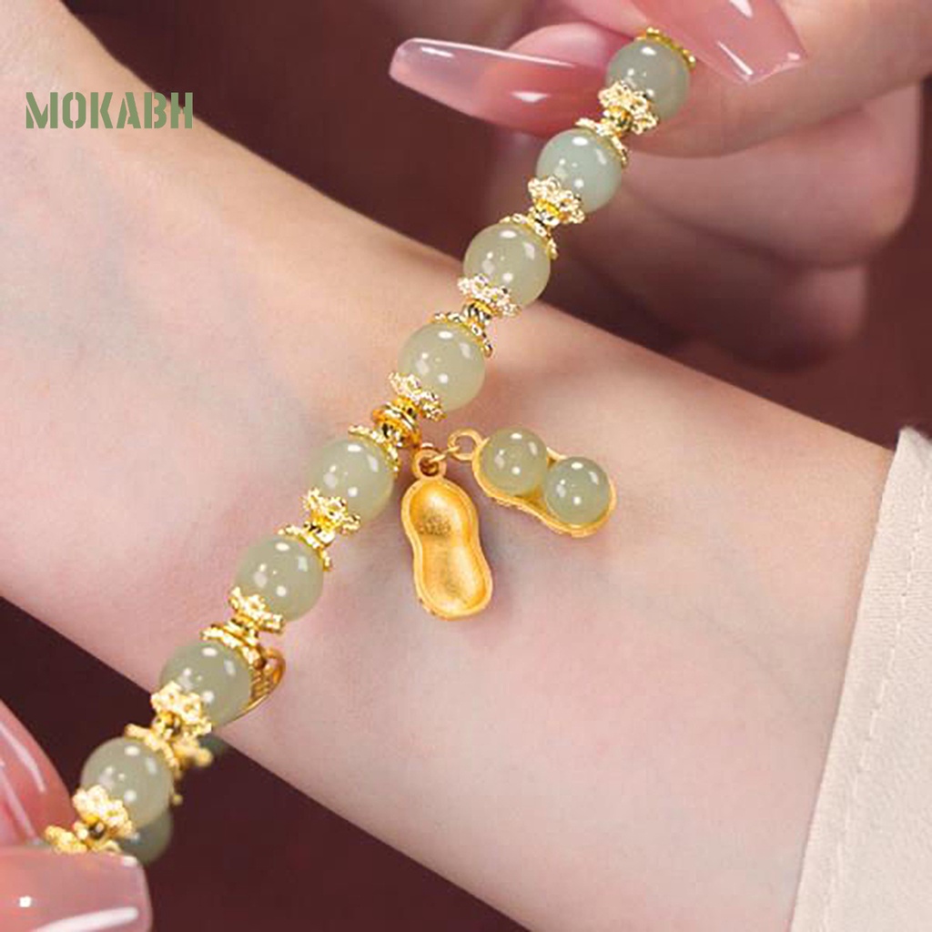 [Mới] Vòng Tay Chuỗi Hạt Ngọc Biểu Tượng Tốt Nhỏ Gọn Tối Giản Sang Trọng