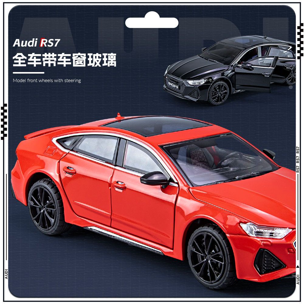 Mô Hình Xe Hơi Thể Thao Audi RS7 Bằng Hợp Kim Tỉ Lệ 1: 24