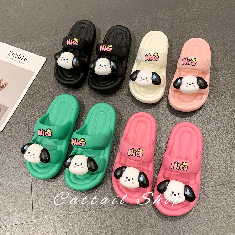 Cattail dép dép nữ dép bánh mì nữ dép bánh mì nữ Chống Trượt 060107
