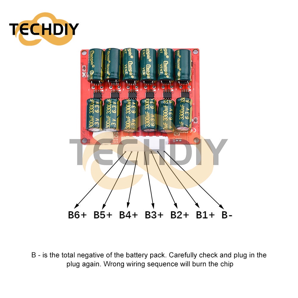 Bảng Mạch Cân Bằng Năng Lượng Pin Lithium Li-Ion Lifepo4 4S 6S 8S 3A